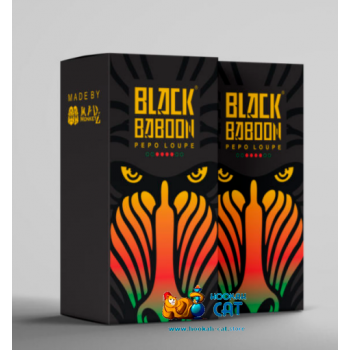 Табак для кальяна Mad Monkeyz Black Baboon Pepo Loupe (Мад Монкей Блэк Бабун Арбуз Дыня)125г Акцизный - фото 1